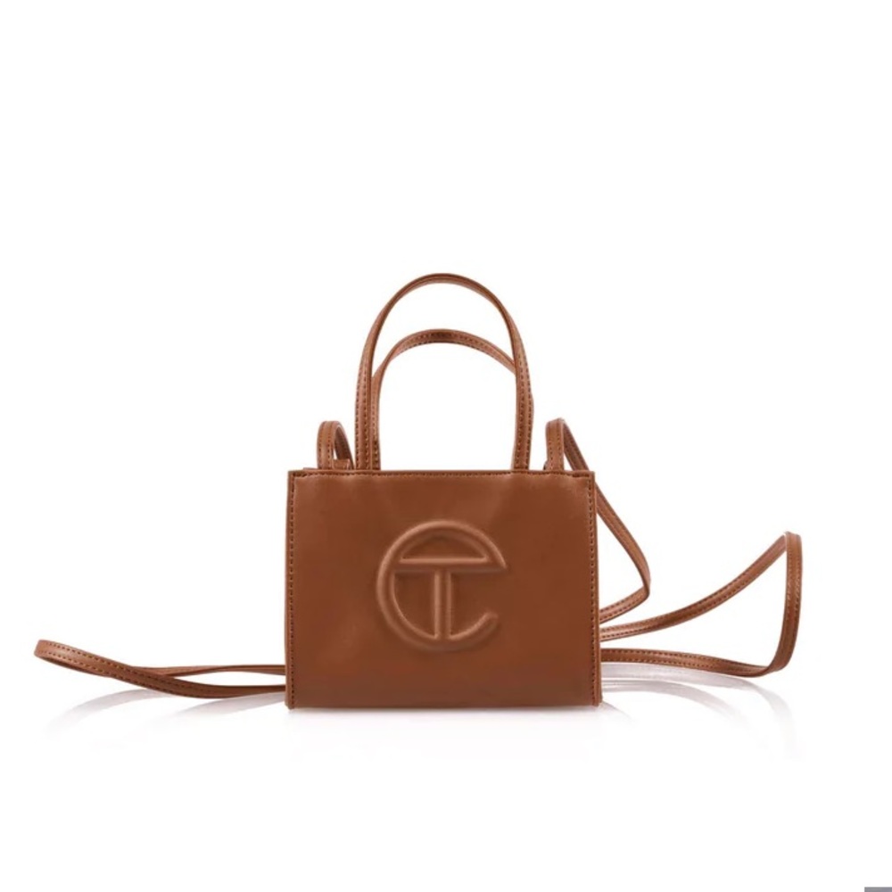Telfar small Tan Shopping Bag